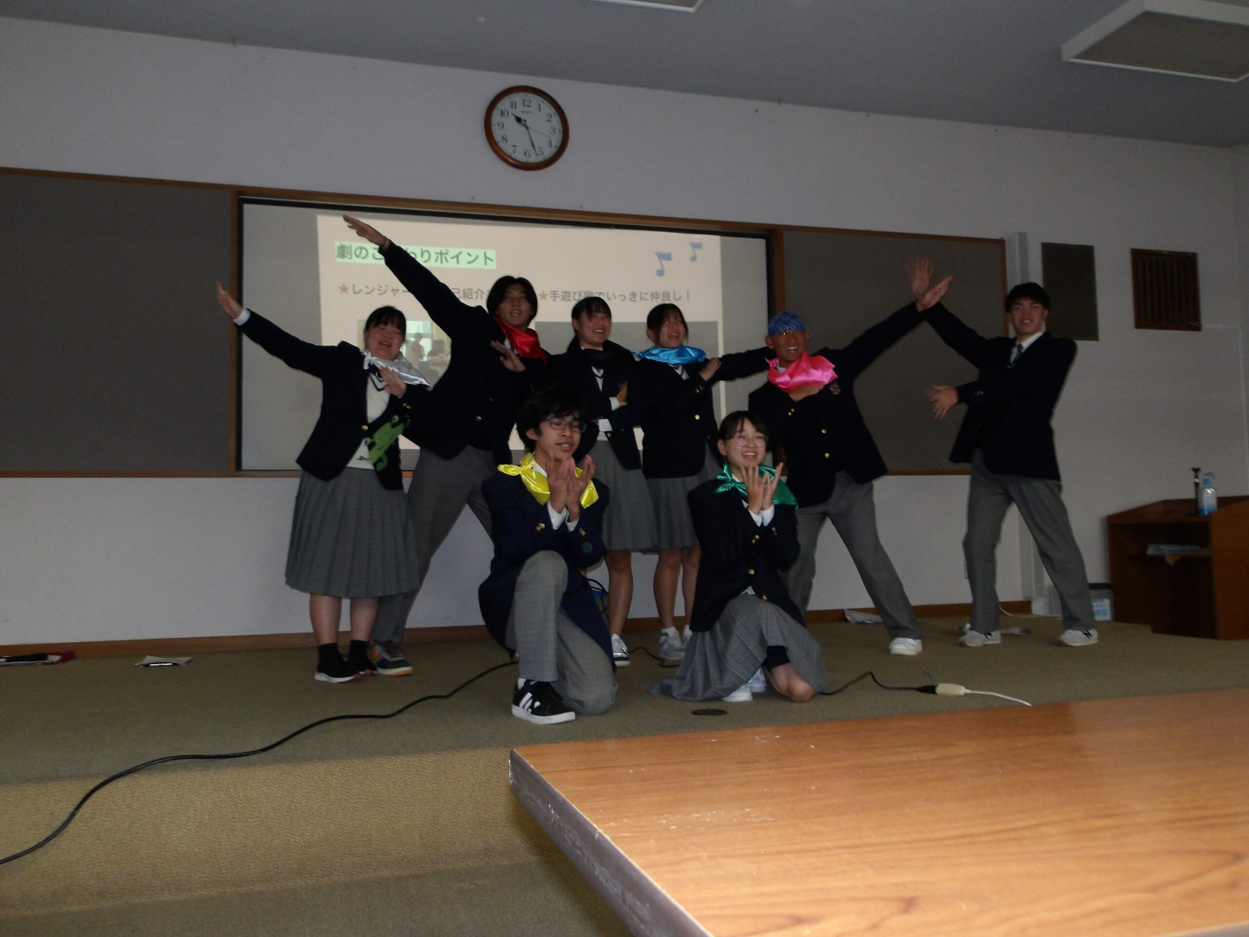 大地のなりたち劇披露の報告